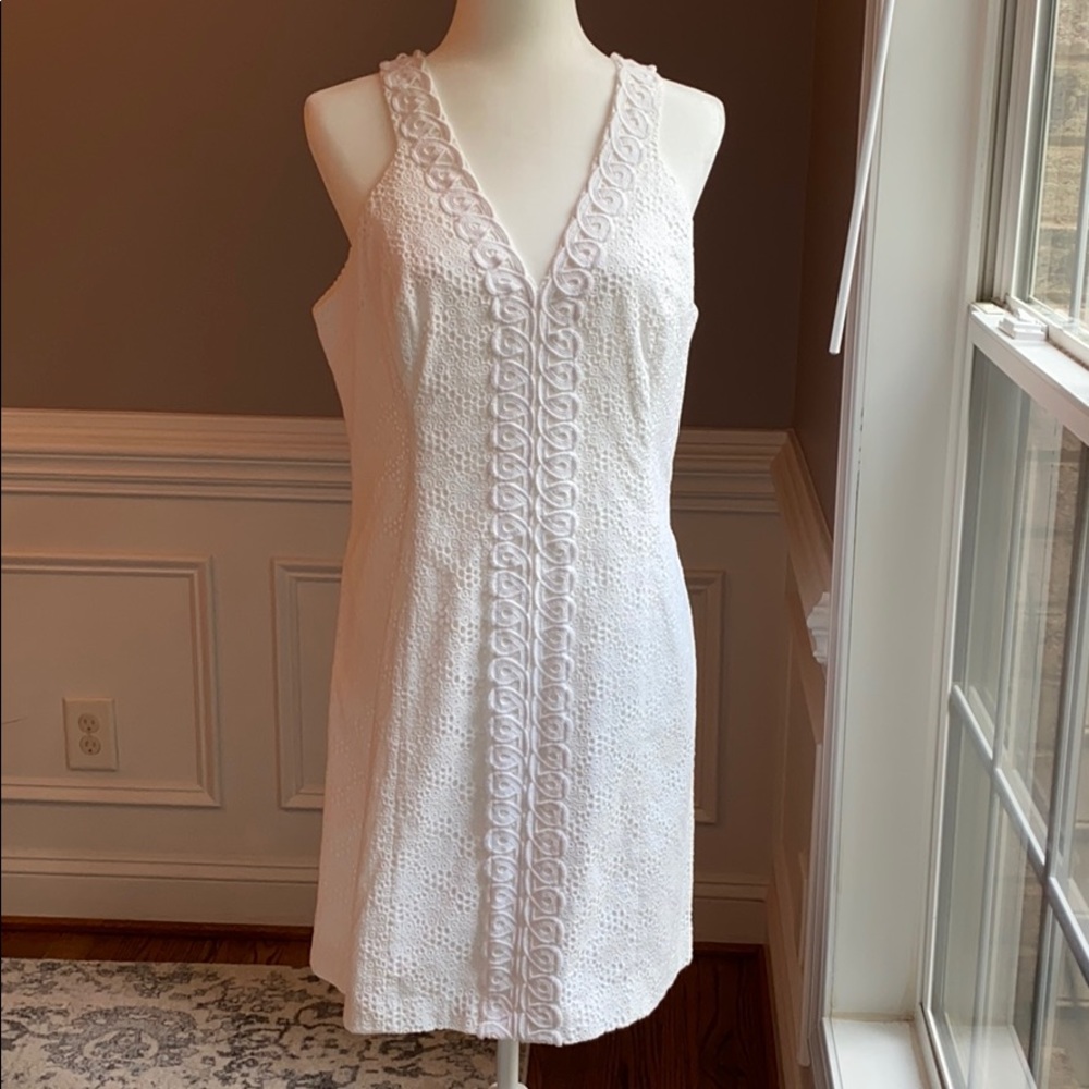 Lilly Pulitzer Lynn Shift Dress - Resort White
